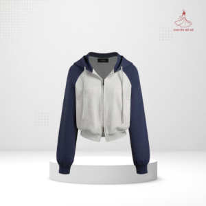 Áo Hoodie Có Mũ Phối Màu Tay Dài