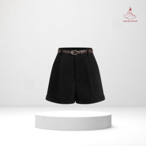 Quần Đùi Ống Rộng Phối Đai